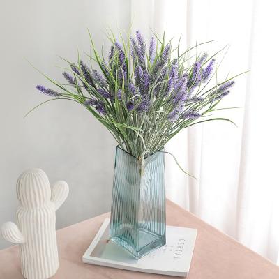 China Nordic Plastic Home Artificial Plastic Outdoor Wedding Flower Decoration Source Amazon Silk Flowers Bouquet for sale