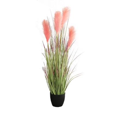 China Contact Factory direct sale natural artificial grass 94 cm 5 cm artificial flowers decoration tubular nordic outdoor wedding bouquet for sale