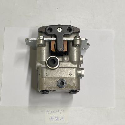 China Construction worksÂ   Hot Sales PC200-6 Excavator Hydraulic Pedal Valve Foot Brake Valve for sale