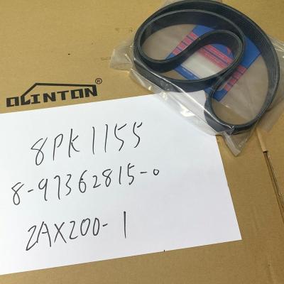 China Excavator 8PK1160 ZAX200-1 V Belt Auto Spare Parts 8PK1162 8PK1161 8PK1159 8PK1158 8PK1156 8PK1155 for sale