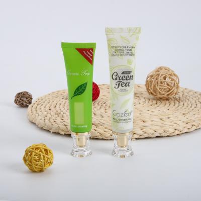 China 10ml 20ml 30ml 50ml 75ml 120ml 200ml Cosmetics Green Hand Cream Facial Cleanser Tube Empty Plastic Tube Packaging for sale