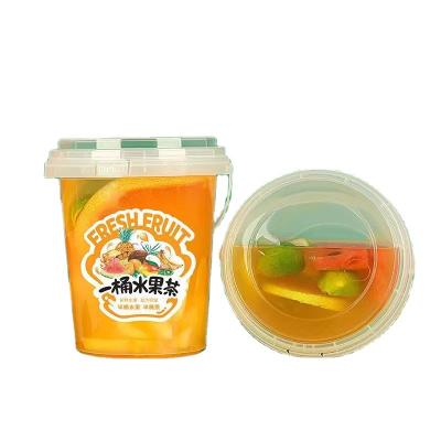 China WWL ODM/OEM Eco-friendly Plastic Cup With Lid Logo PP/PET/PLA Customized Clear Top Ice Coffee Juice Cup for sale