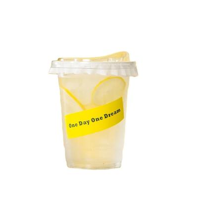 China WWL Eco-Friendly Disposable Clear Plastic Cups Can Be Customized In Various Sizes And Styles Custom Logo Boba Milk Tea Cup With Lid for sale