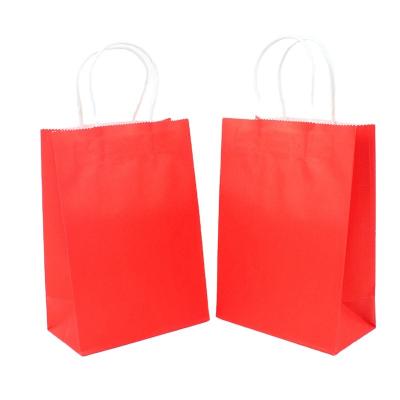 China Recycled Materials WWL Recycled Kraft Paper Bags With Rope Handles And Your Own Logo Flat Handles Kraft Paper Shopping Wrapping Paper Bags for sale