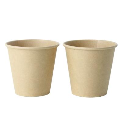 China WWL Recyclable Wholesale Disposable Degradable Paper Cups at Low Prices Restaurant Drinks Cup for sale