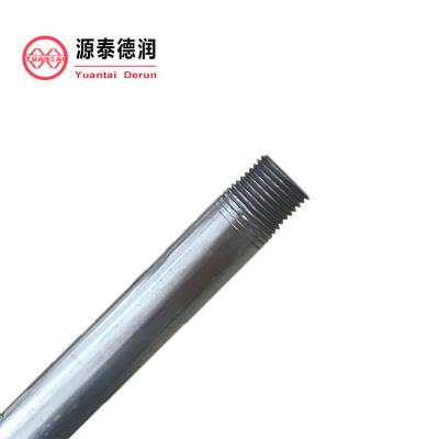 China Structure pipe 1 2 inch m8 tube myanmar external threaded steel pipe for sale