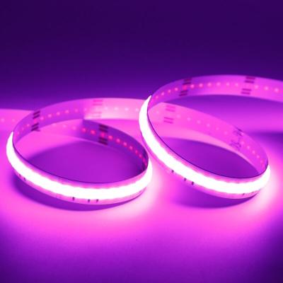 China Full LED COB Project Colorful Light Decoration Flexible COB LED Light RGB 630leds/m for sale