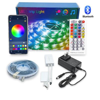 China Accessible Smart Music Timing LED Light 20m Hotel LED Strip Strip Set Dreamy 5050 RGB LED Strip Light for sale