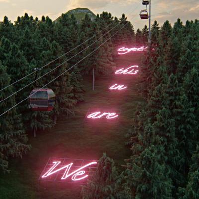 China Buildings Sign Outdoor LED Electronic Board Light Up Decorative Road Signs LED Love Letters Custom Neon Signs for sale