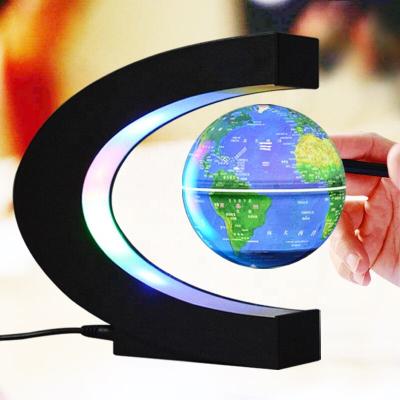 China Magnetic Light Medical Globe Map Gift LED Earth Globe Suspension Globe Lamp for sale