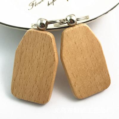 China Environmental Friendly Promotional Customized Wholesale Price Empty Wooden Cork Key Chain for sale