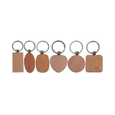 China Custom Wholesale Environmental Friendly Photo Double Metal and Engrave Wooden Professor Wine Cork Charm Keychain for sale