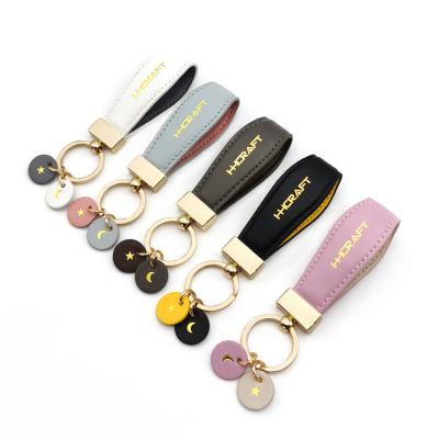 China 2022 Best Selling Germany Environmental Friendly Embroidered Anti Lost Leather Key Chain Cordless for sale