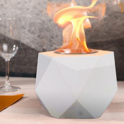 China Wholesale Stocked Pit Table Fire Pit Concrete Mini Fire Pit Lava Rock Ethanol Fire Table Top Fire Pit Table Bowl for sale