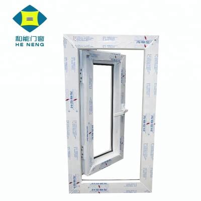 China 2016 UPVC Screen Windows Double Sash Swing Casement Modern Folding French French Window UPVC For Sale for sale