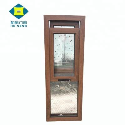 China Easily Openable Frosted Glass PVC Bathroom Sliding Window Glass Vertical Types for sale