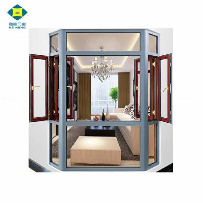 China 2020 Hot Products Double Screen Tempered Glass Window Folding Door for sale