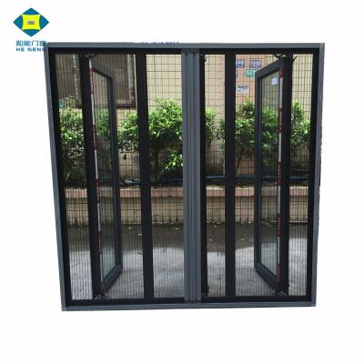 China Popular Folding Screen Style Window Frame Doors And Windows Aluminum for sale