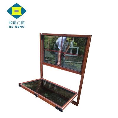 China High Quality Vertical Sliding Aluminum Double Folding Screen Rollover Hung Window for sale