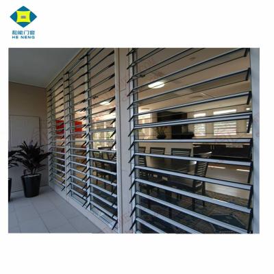 China High Quality Exterior Aluminum Adjustable Shutter of Modern Construction Canopy Construction for sale