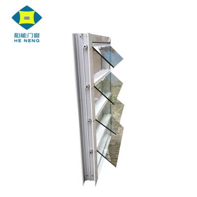 China Modern Aluminum Balcony Shutter Canopy Curtains Glass Window for sale