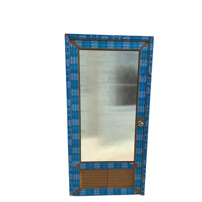 China Heat Insulation Guangzhou Factory Waterproof White PVC UPVC Frosted Glass Bathroom Toilet Doors Price for sale