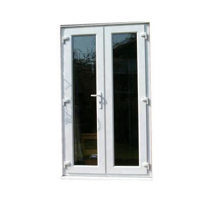 China Modern Factory Wholesale PVC Lowes Interior French Glass Doors for sale