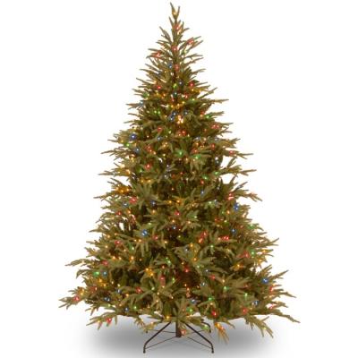 China Environmentally Friendly Pre-Bed Multi Fiber Optic PVC Artificial Christmas Tree For Christmas Party Home Household Ornaments for sale