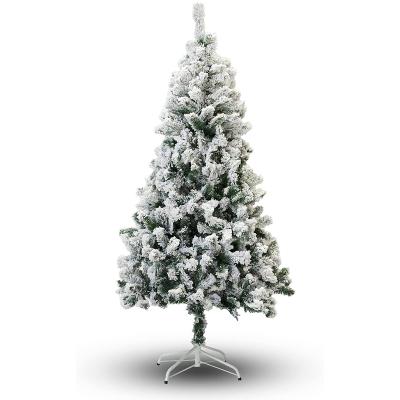 China Environmentally Friendly Assembled Snowfall Artificial Christmas Tree Der Weihnachtsbaum for sale