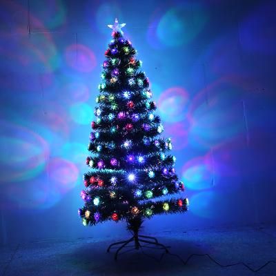 China New LED Environmentally Friendly Customizable Artificial Pre-Lit Fiber Optic Christmas Tree With Lights for sale