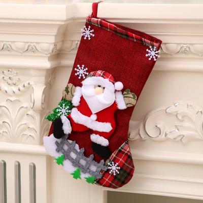 China DIY Factory Directly Sale Environmentally Friendly Unique Decoration Christmas Stocking Jars For Indoor Decor for sale