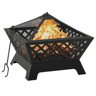 China Stocked fire pit with poker 25.2 XXL steel for sale