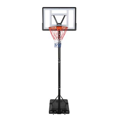 China Portable PVC Adjustable Height 7ft - 10ft Removable Basketball Hoop Stand Goal For Sale for sale