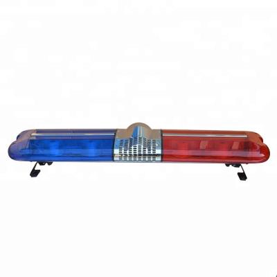 China PC led car roof warning strobe warning light lightbar flasher bar with siren for sale