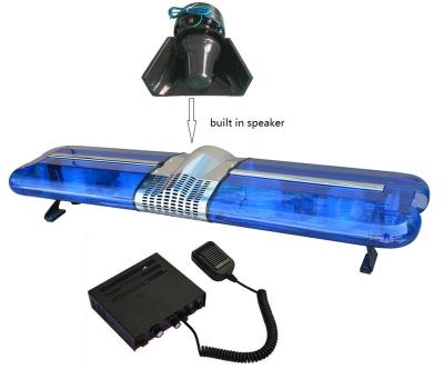 China Led Strobe Alarm Light Bar Warning Rotating Rotating Top Rotary Bar With Siren for sale