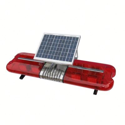 China MINI car truck car lightbar red white solar flashing red signal lights for sale