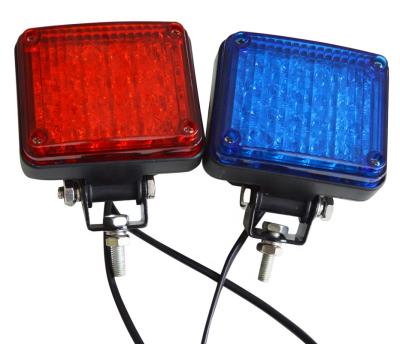 China Rotating Beacon Motorcycle Led Light Red Flashing Strobe And Blue Mini Bulb Head Light Motorcycle Led Light 100*80*70mm for sale