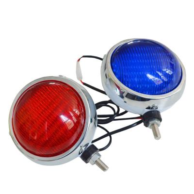 China Motorcycle Car Red Blue Led Traffic Strobe Warning Light For Police Motorcycle Emergency Flashing Lights for sale