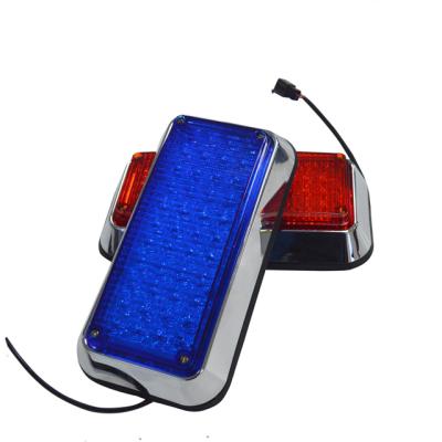 China Super PC Lens Shine Amber LED Ambulance Strobe Lights / Square Warning Light Blue Rear / Side / Head Light for sale