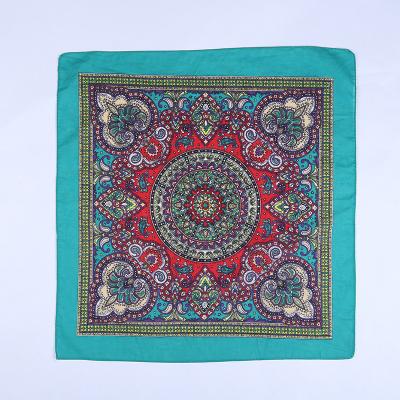 China Promotion Multifunctional Polyester Factory Large Capacity Hair Head Scarf Floral Bandana for sale