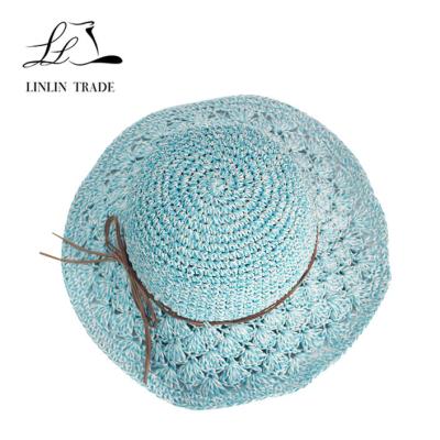 China Wholesale Paper Straw Hat Handcrafted Kids Cloche Cloche Soft Straw Hat Picture for sale