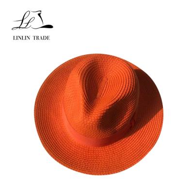 China High Quality Picture Fashion Panama Straw Hats Customize Straw Sun Hats Paper Straws Hats for sale