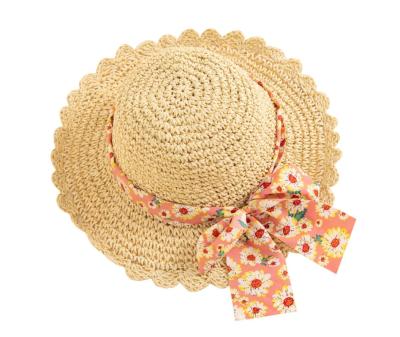 China Character Fashion Collapsible Cloche Bucket Hats For Women Crochet Folding Paper Straw Hat For Lady for sale