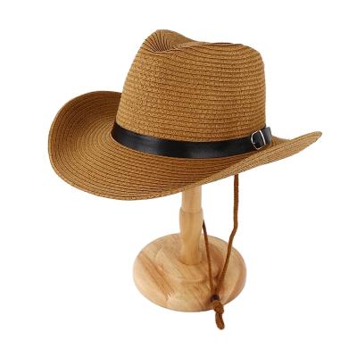 China Eco-friendly fashion cheap cowboy hats for sale paper braid straw hat customized wholesale cowboy straw hats with high quality for sale