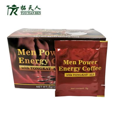 China Tuotianren Sale Black Maca Latte Coffee Man Care Product Sugar Free Maca Energy Hot Coffee for sale