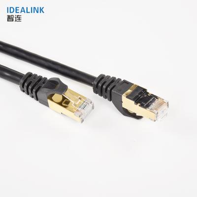 China Telecommunication 600MHz Gold Plated RJ45 Cat6 Cat7 Ethernet Patch Cable 28Awg 8P8C Patch Cord for sale