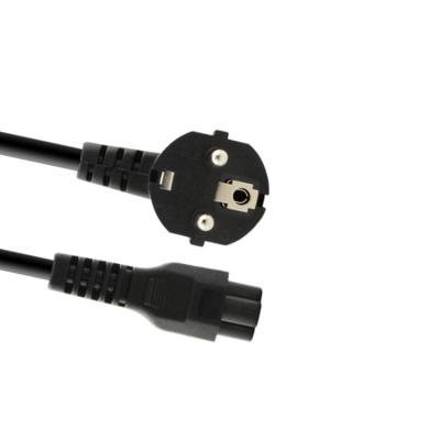 China COMPUTER factory direct sale 3 pin european power cord, euro laptop extension power cord for sale