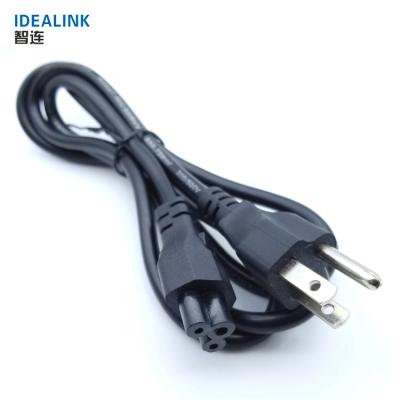 China COMPUTER Made in USA Standard China USA Mains Plug Cable Cord 3 Pin Electric Power Cords For Laptop for sale