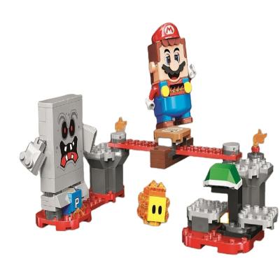 China DIY TOY Educational Bricks Play Set 60017 Whomps the Lava Trouble Expansion Set Building block toy for kids 71364 age 6+ for sale