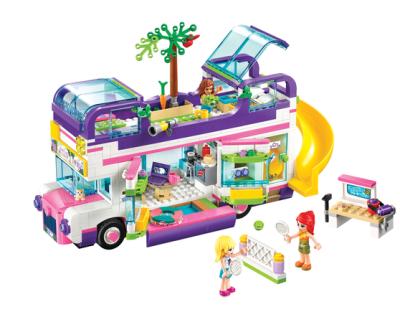 China DIY TOY Educational Bricks Play Set 11604 Friendship Bus Building Block Toy For Children Age 6+ 41395 for sale